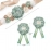 Celebrate with Style - Sage Green Maternity Sash & Mom to Be/Daddy to Be Corsage for Your Gender Reveal Party