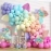 107pcs Macaron Color Balloon Garland Arch Kit Wedding Birthday Party Decor Ballon 1st Birthday Kids Baby Shower Latex Baloons