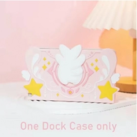 Star Wings TV Dock Charger Silicone Protector For Switch/NS Oled Hard Case Joy-Con Soft Hand Grip Shell Thumb Stick Cap Cover