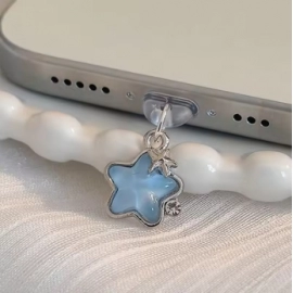 1pcs Cute Diamond Star Phone Dust plug Accessories..