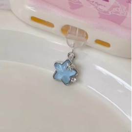 1pcs Cute Diamond Star Phone Dust plug Accessories Decoration Hanging Pendant for iPhone for Samsung Type-C Charging Port
