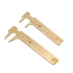 Brass Sliding Gauge Vernier Caliper Ruler Measuring Tool Double Scales mm/inch Brass Vernier Caliper mm/inch Vernier Caliper