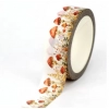 NEW 1PC 10M Decor Vintage Fairy Mushrooms Leaves Washi Tape for Scrapbooking Journaing Adhesive Masking Tape Cute Papeleria