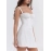 Women s Sling Mini Dress Summer Tie-Up Fishbone Waist Corset Shaping Short Dress Y2k Sleeveless Backless A Line Dress